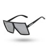 Okulary New Bad Line | Okulary Lush Polarized Black Flash Silver Mirror 00-623