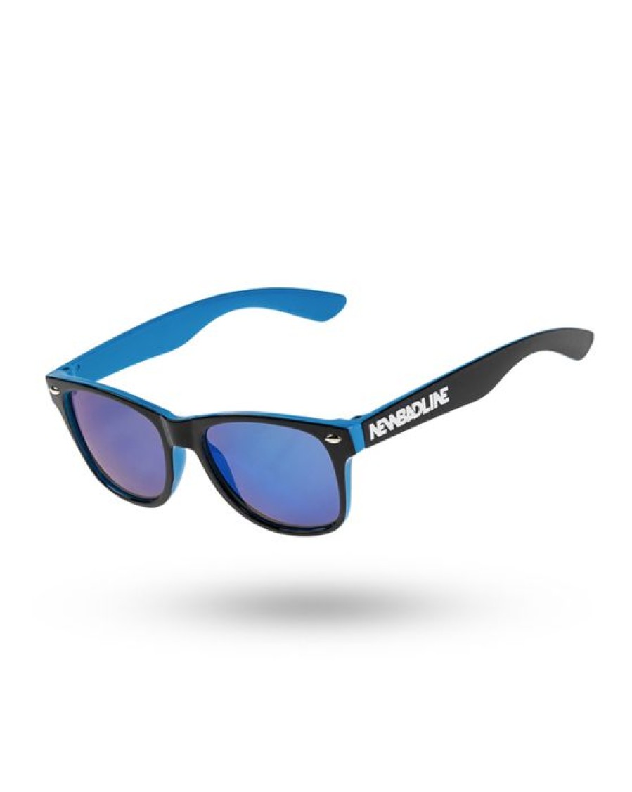 Okulary New Bad Line | Okulary Dzieciece Block Blue / Black Flash Nay Mirror 00-541