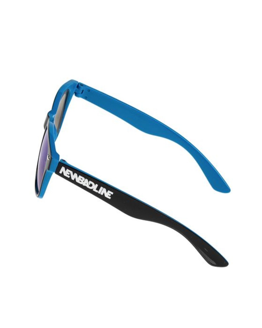 Okulary New Bad Line | Okulary Dzieciece Block Blue / Black Flash Nay Mirror 00-541