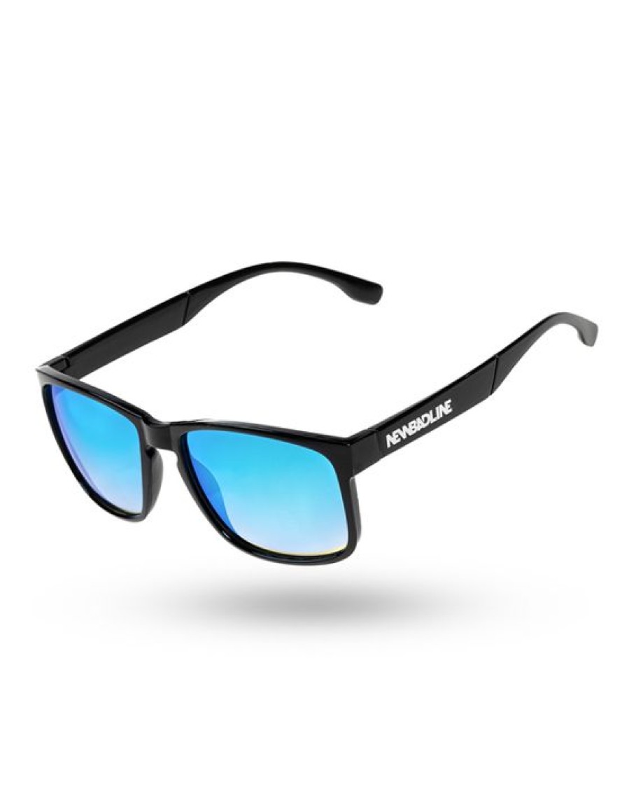 Okulary New Bad Line | Okulary Slash Black Flash Blue Mirror 00-601