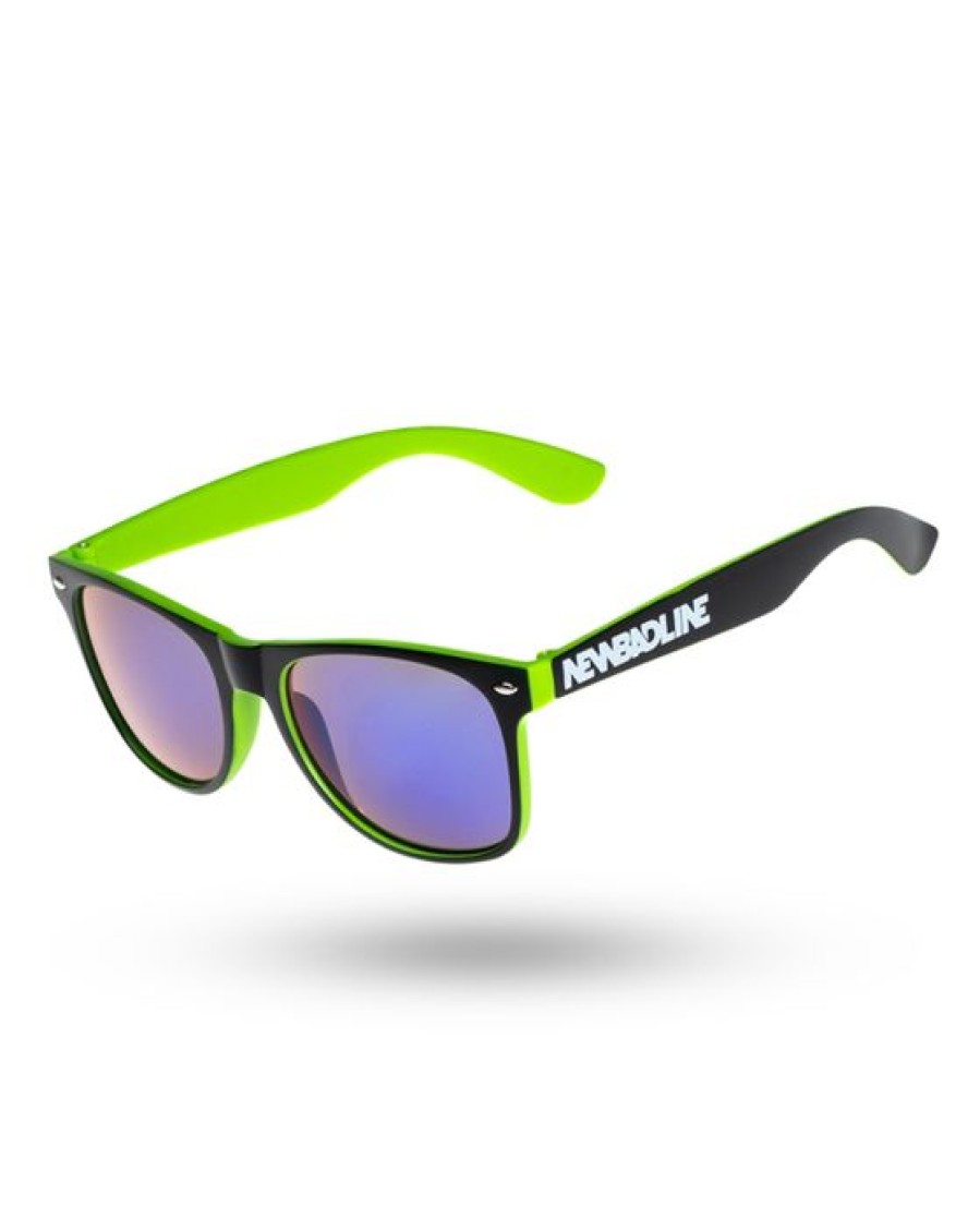 Okulary New Bad Line | Okulary Classic Inside Black/Green Mat Green Mirror 00-628