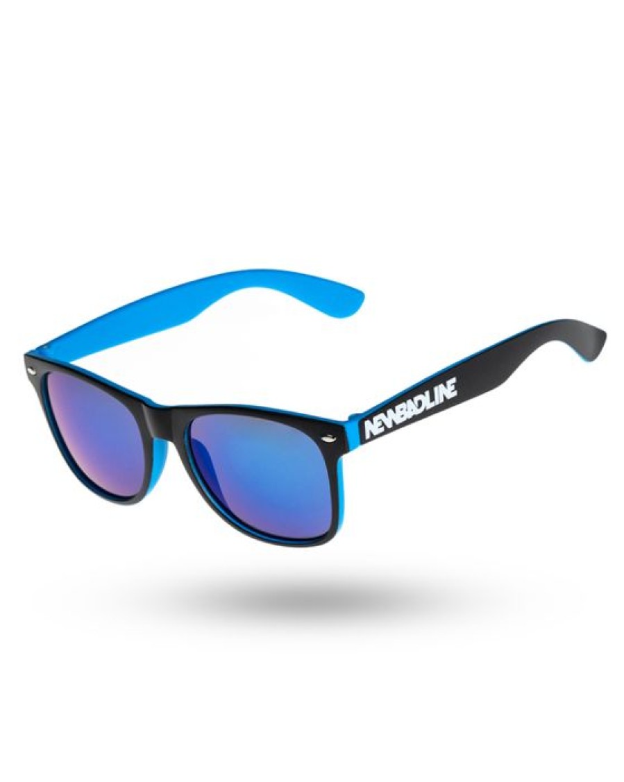 Okulary New Bad Line | Okulary Classic Inside Black/Blue Mat Blue Mirror 00-635