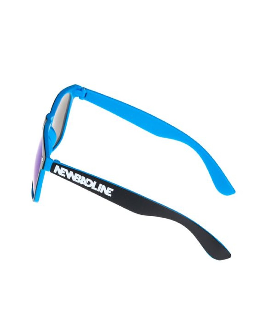 Okulary New Bad Line | Okulary Classic Inside Black/Blue Mat Blue Mirror 00-635