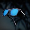 Okulary New Bad Line | Okulary Classic Black Flash Blue Mirror 00-459