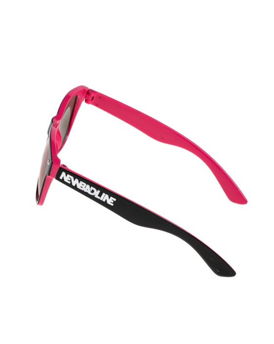 Okulary New Bad Line | Okulary Dzieciece Block Pink / Black Flash Navy Mirror 00-540