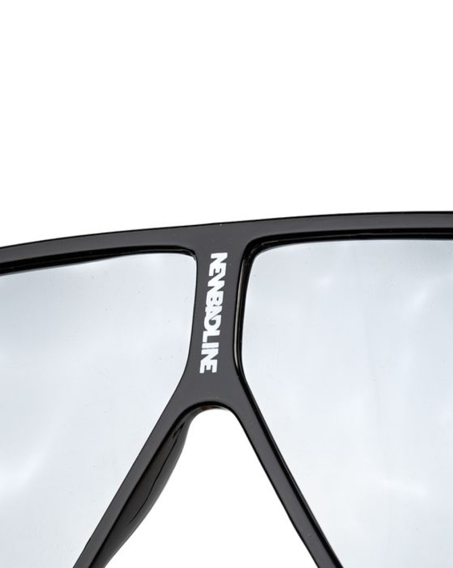 Okulary New Bad Line | Okulary Jolt Polarized Black Flash Silver 00-527