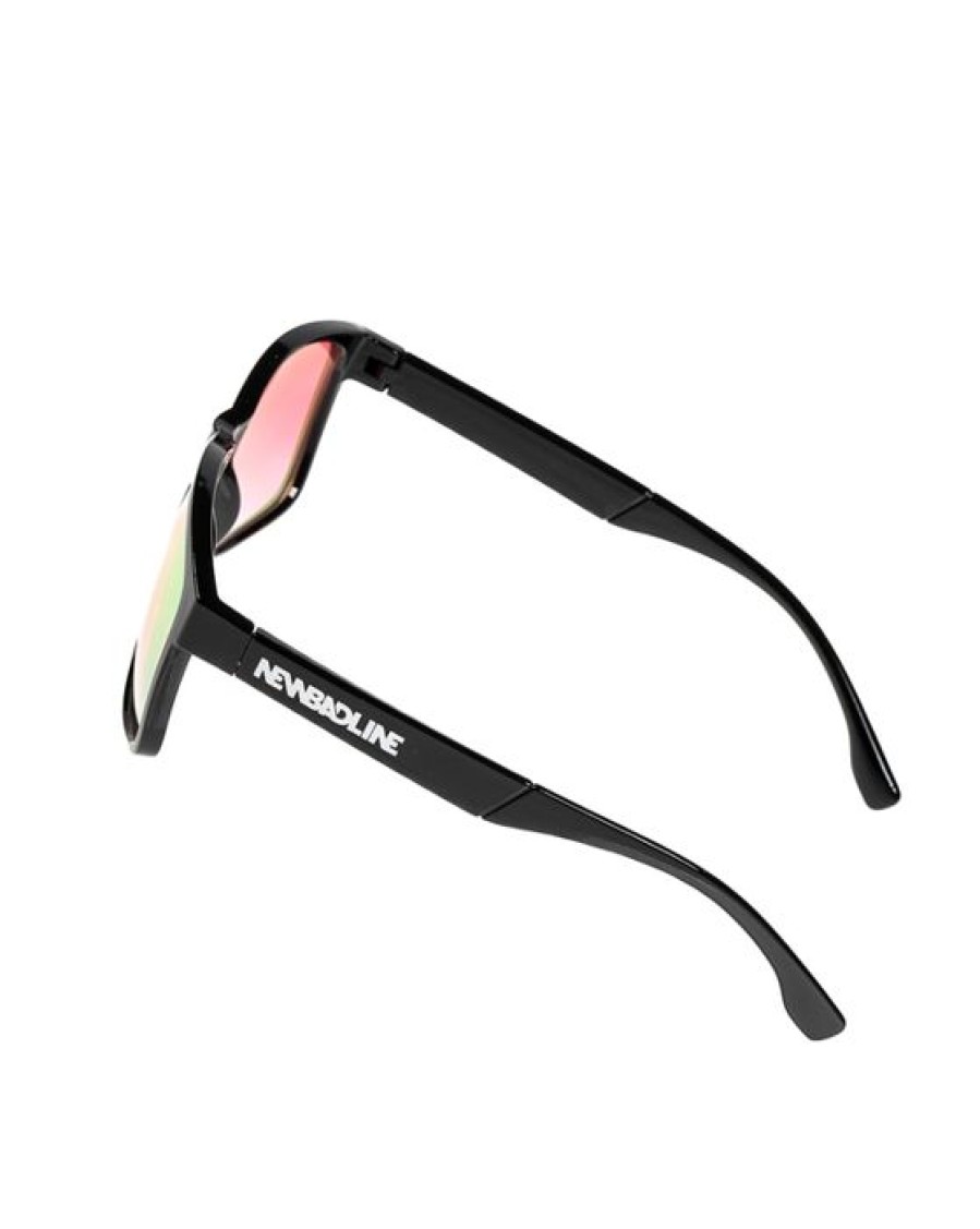 Okulary New Bad Line | Okulary Slash Black Flash Red Mirror 00-604