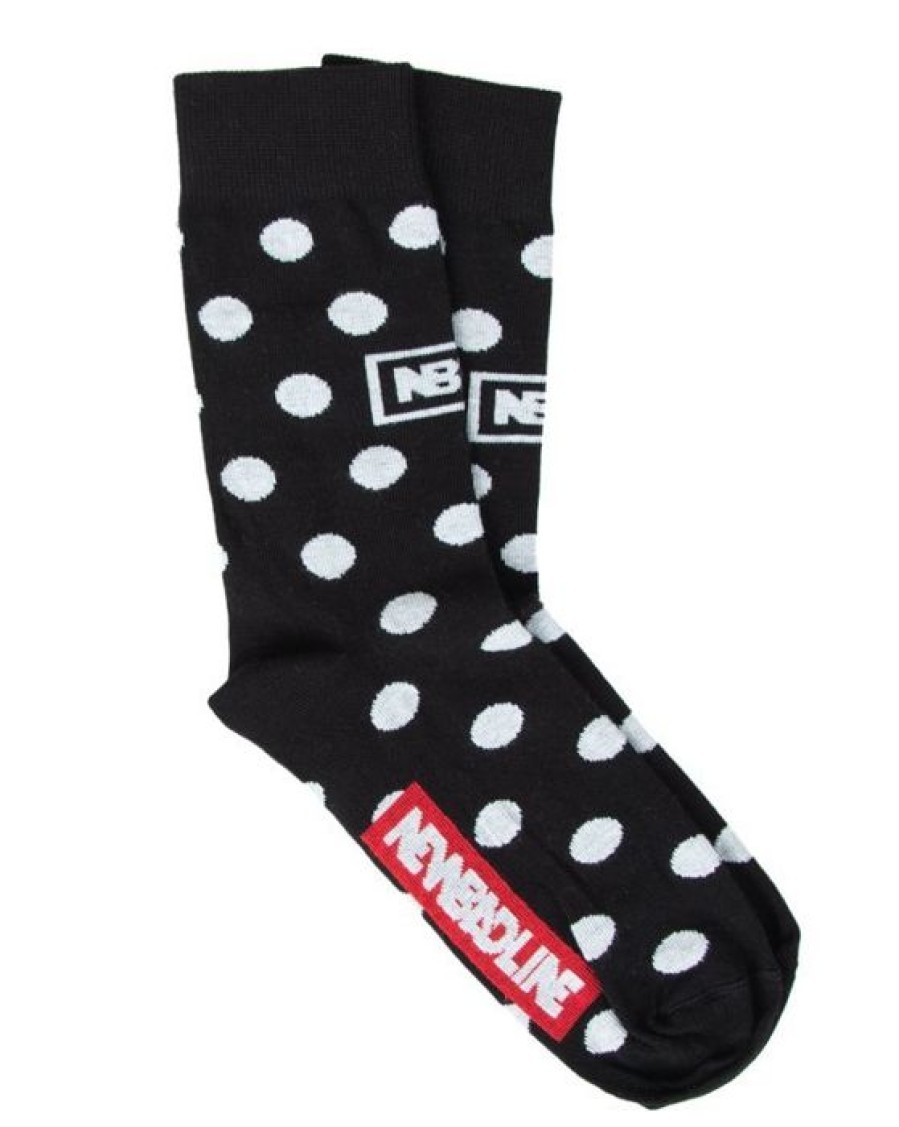 Bielizna New Bad Line | Skarpetki Dlugie Dots Black