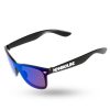 Okulary New Bad Line | Okulary One Glass Polarized Black Flash Blue Mirror 00-328