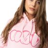 Ona New Bad Line Z Kapturem | Bluza Z Kapturem Damska Sweet Pink