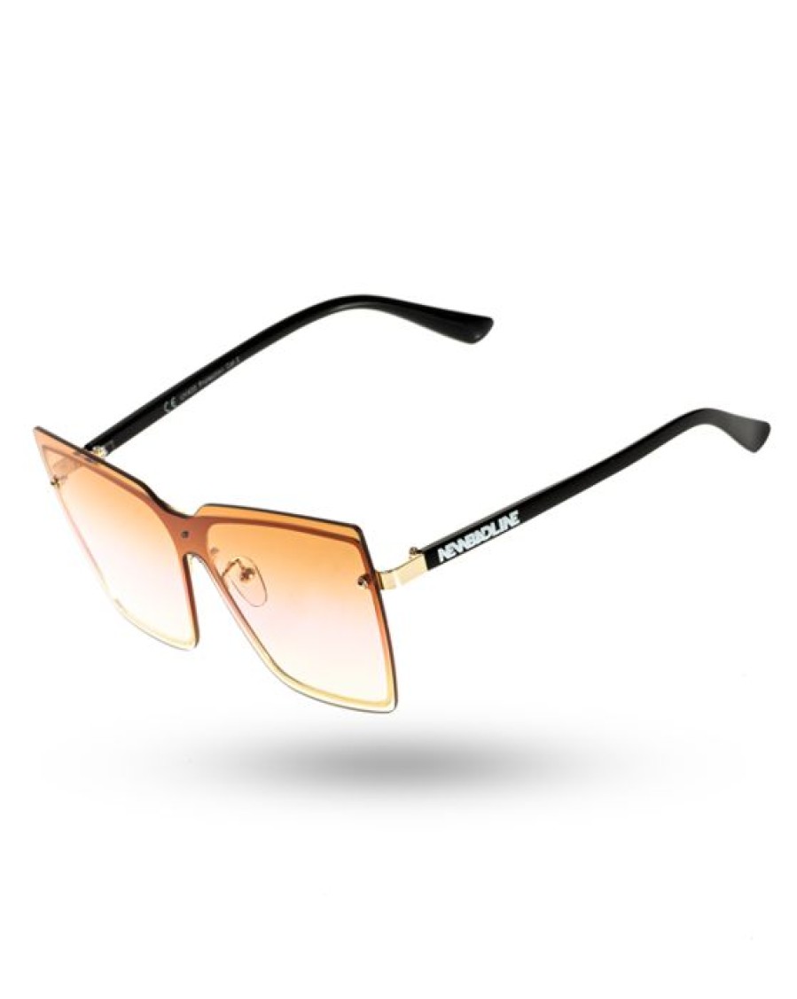 Okulary New Bad Line | Okulary Bolt Black-Gold Flash Pink-Yellow 00-322