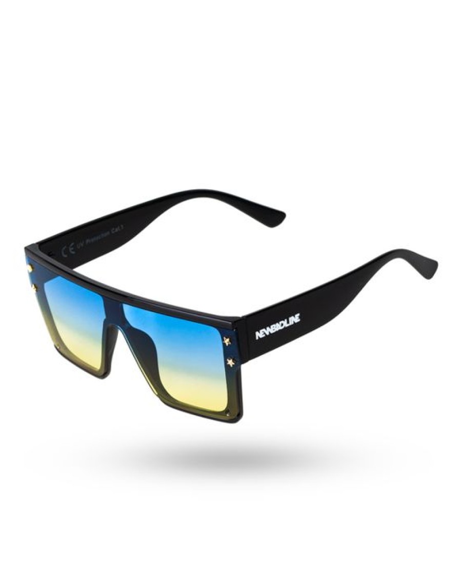 Okulary New Bad Line | Okulary La Black Flash Blue-Yellow 00-437