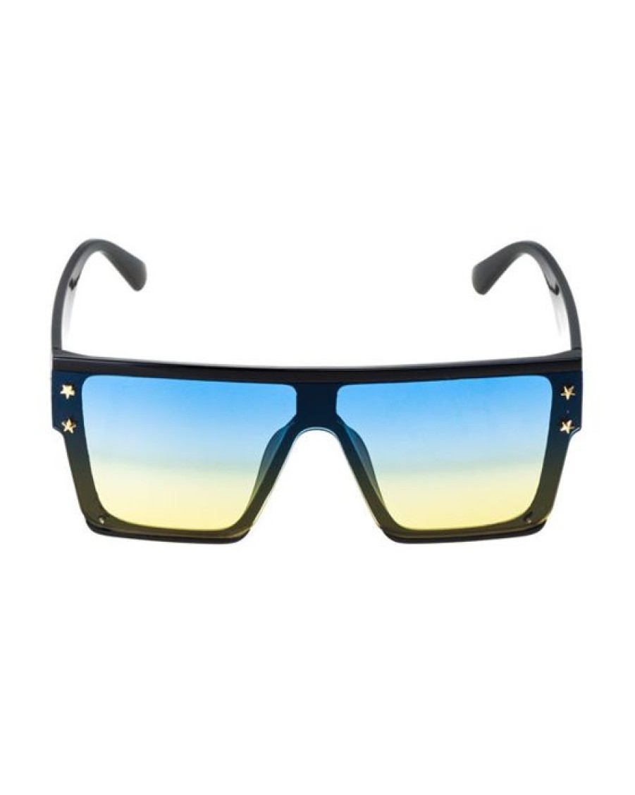 Okulary New Bad Line | Okulary La Black Flash Blue-Yellow 00-437