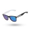 Okulary New Bad Line | Okulary Dzieciece Block White / Black Flash Navy Mirror 00-547