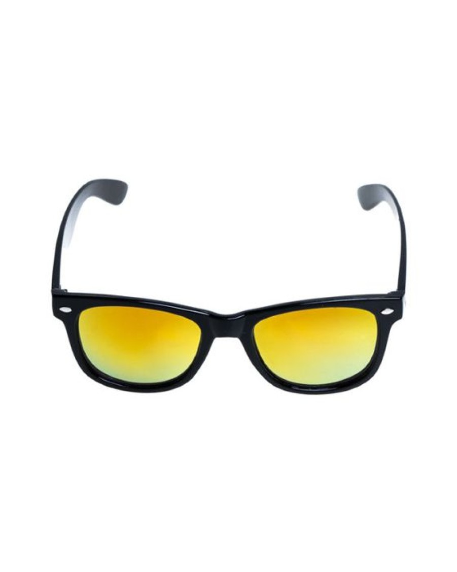 Okulary New Bad Line | Okulary Classic Black Flash Yellow Mirror 00-344