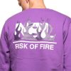 On New Bad Line Bez Kaptura | Bluza Bez Kaptura Risk Violet