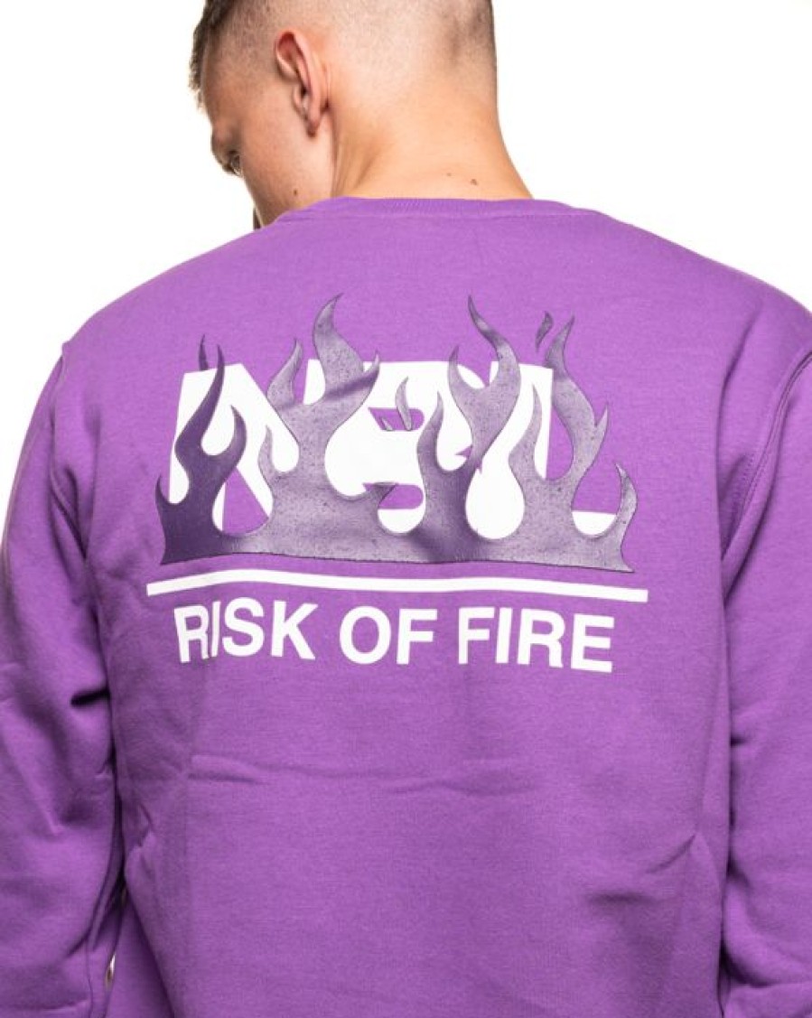 On New Bad Line Bez Kaptura | Bluza Bez Kaptura Risk Violet