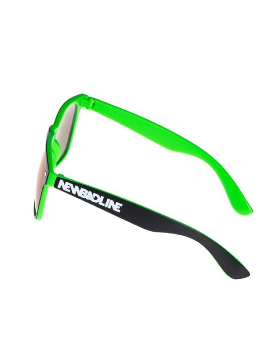 Okulary New Bad Line | Okulary Classic Inside Black/Green Mat Green Mirror 00-634