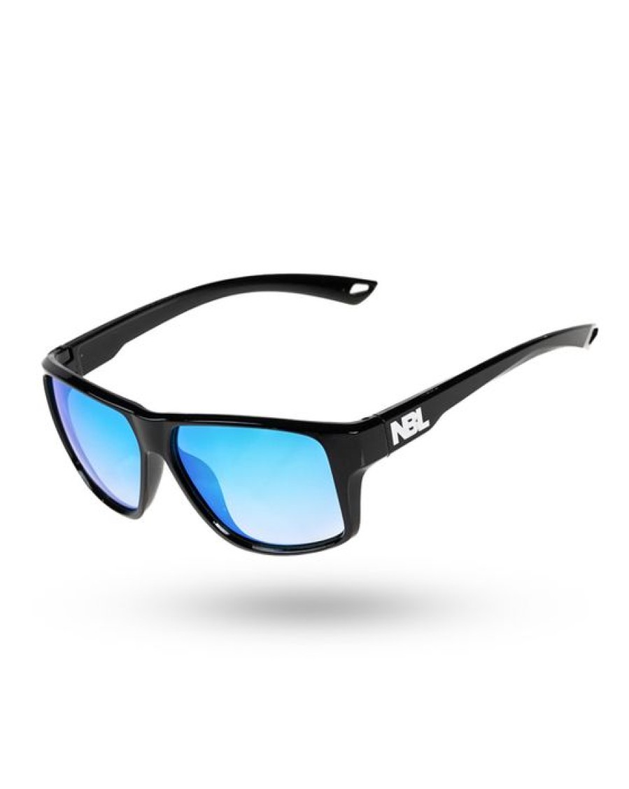 Okulary New Bad Line | Okulary Sleek Black Flash Blue Mirror 00-596