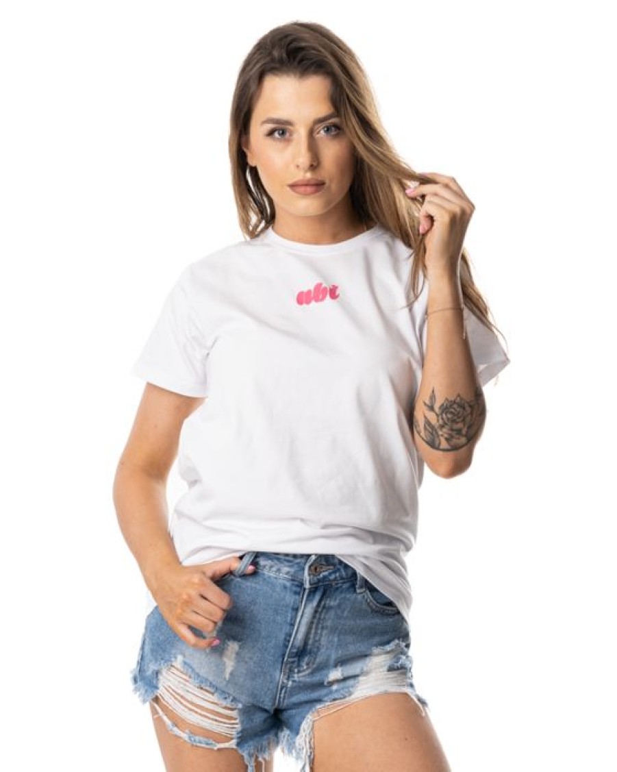 Ona New Bad Line T-Shirt | T-Shirt Damski Sweet White