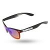 Okulary New Bad Line | Okulary One Glass Polarized Black Flash Green Mirror 00-329