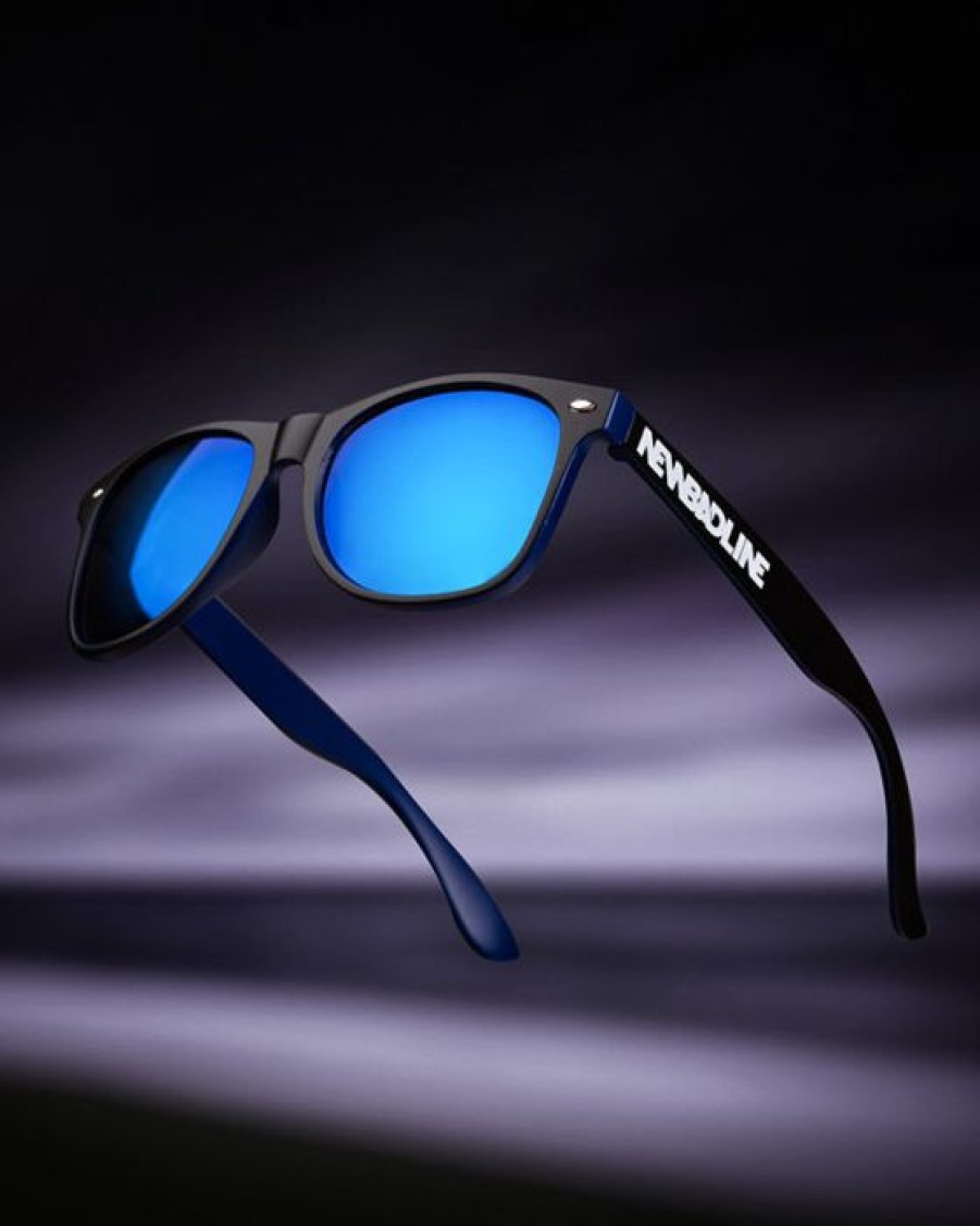 Okulary New Bad Line | Okulary Classic Inside Black/Blue Mat Blue Mirror 00-632