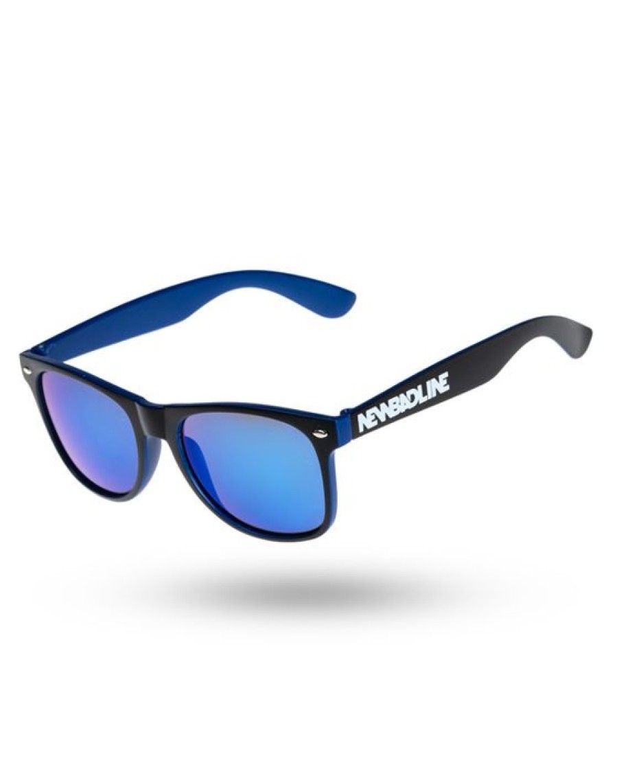 Okulary New Bad Line | Okulary Classic Inside Black/Blue Mat Blue Mirror 00-632