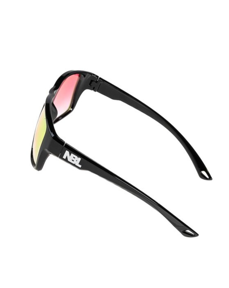 Okulary New Bad Line | Okulary Sleek Black Flash Red Mirror00-599