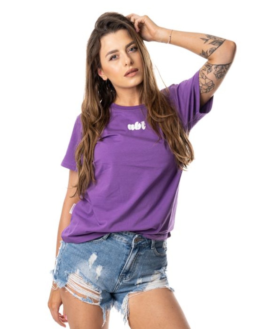 Ona New Bad Line T-Shirt | T-Shirt Damski Sweet Violet