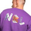 On New Bad Line Bez Kaptura | Bluza Bez Kaptura Stickers Violet