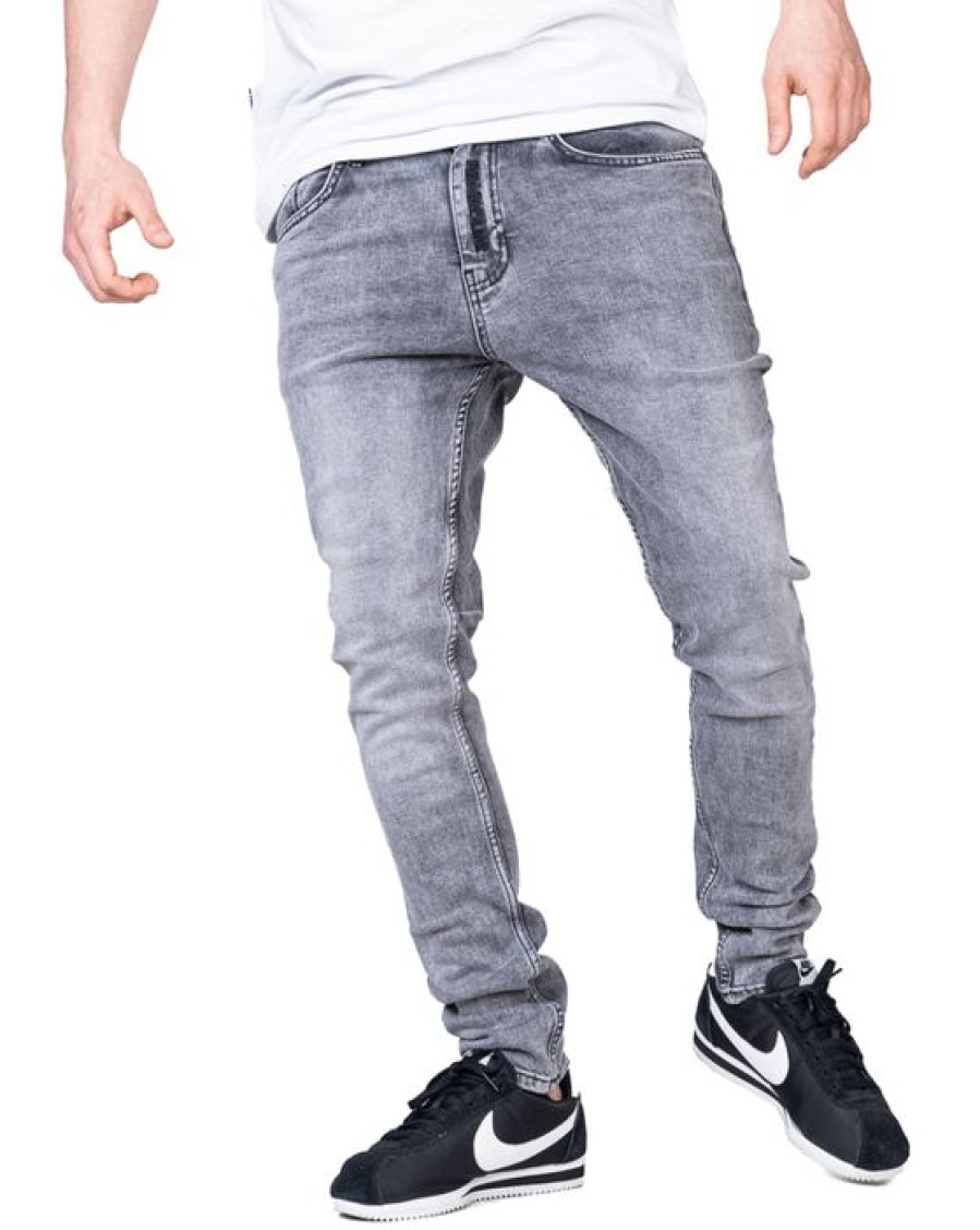 On New Bad Line Jeans | Spodnie Jeans Fly Anthracite