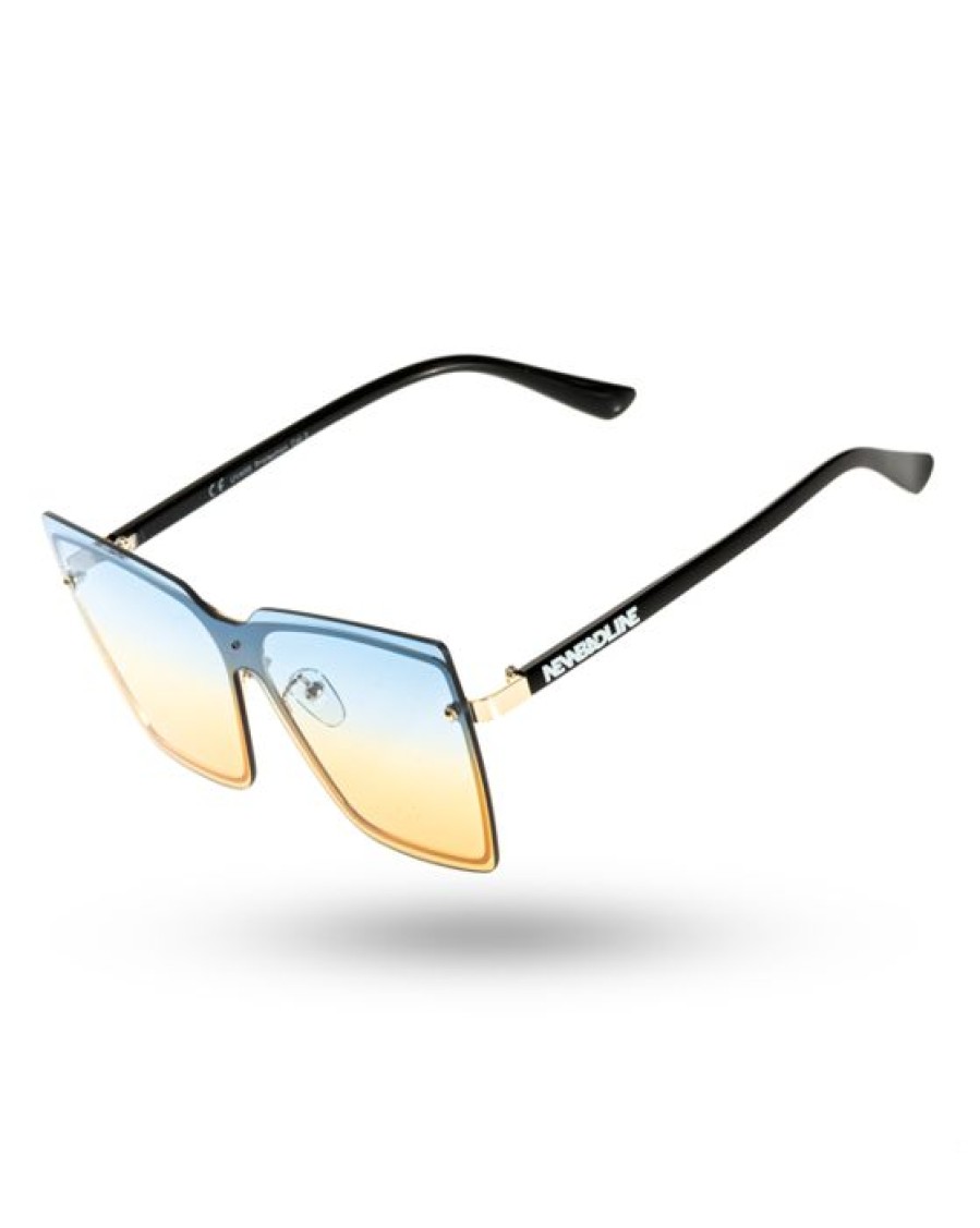 Okulary New Bad Line | Okulary Bolt Black-Gold Flash Blue-Yellow 00-320