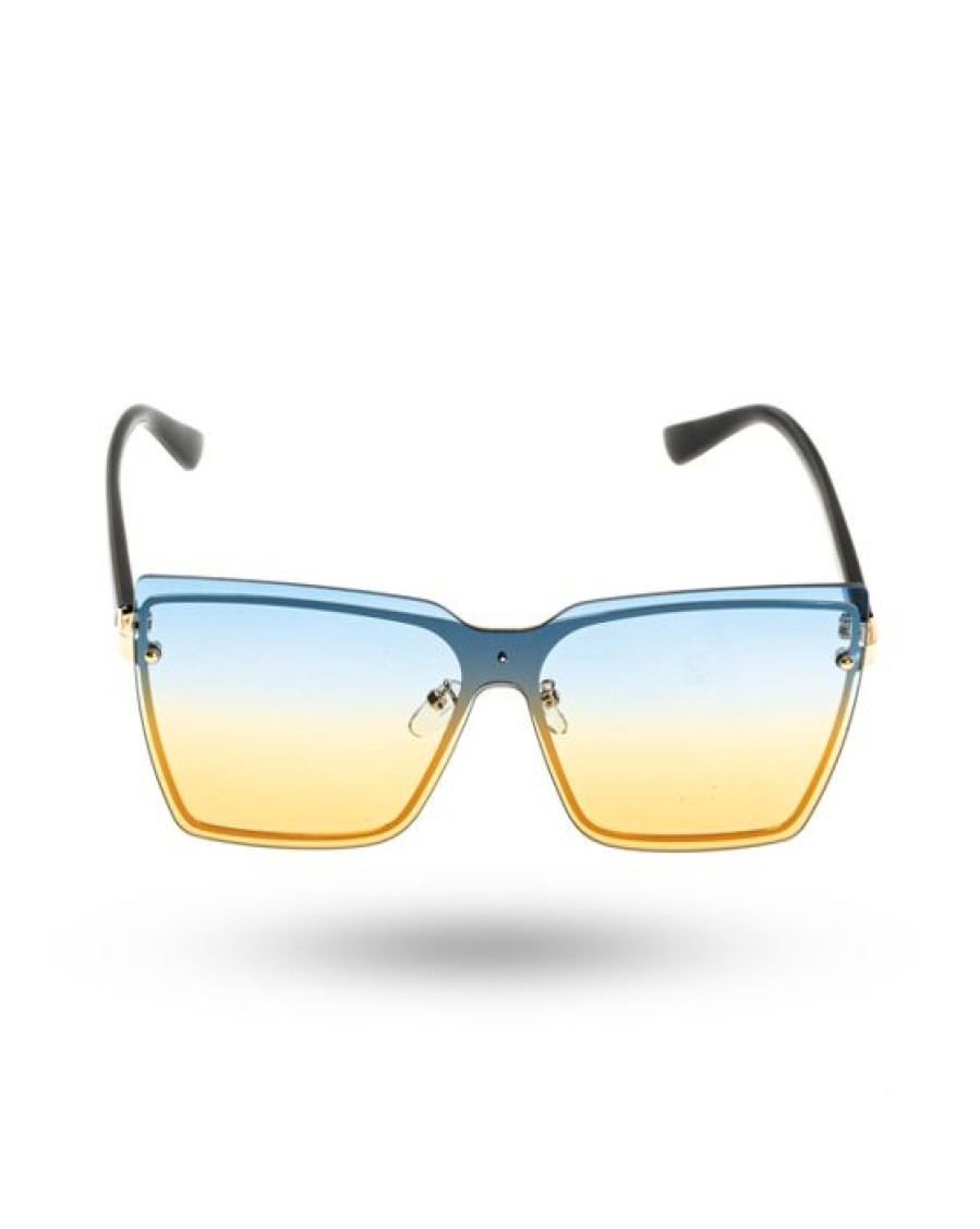 Okulary New Bad Line | Okulary Bolt Black-Gold Flash Blue-Yellow 00-320