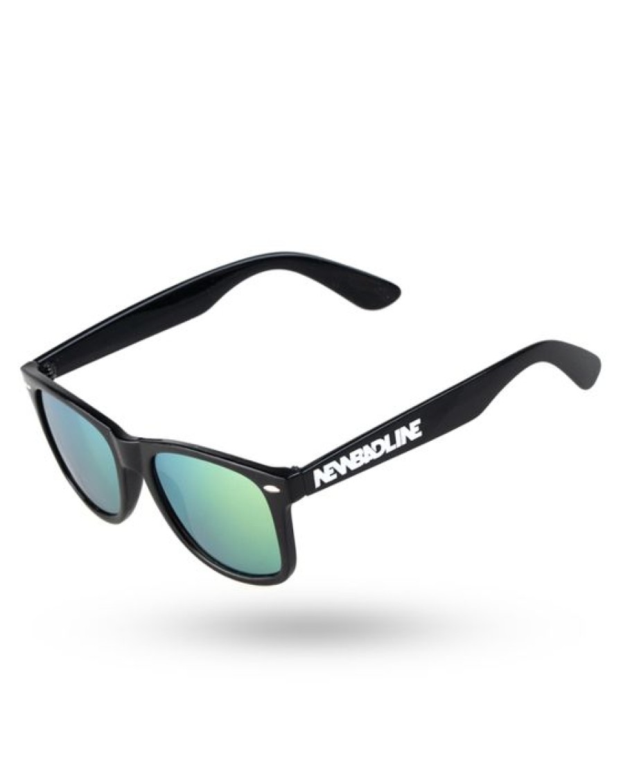 Okulary New Bad Line | Okulary Classic Black Flash Pink Mirror 00-460