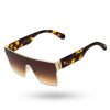 Okulary New Bad Line | Okulary Boss Brown Rint Flash Brown 00-407