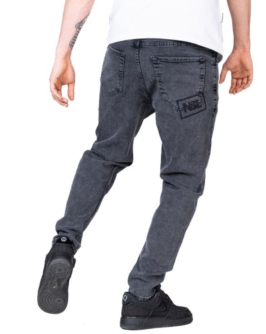 On New Bad Line Jeans | Spodnie Jeans Laser Black