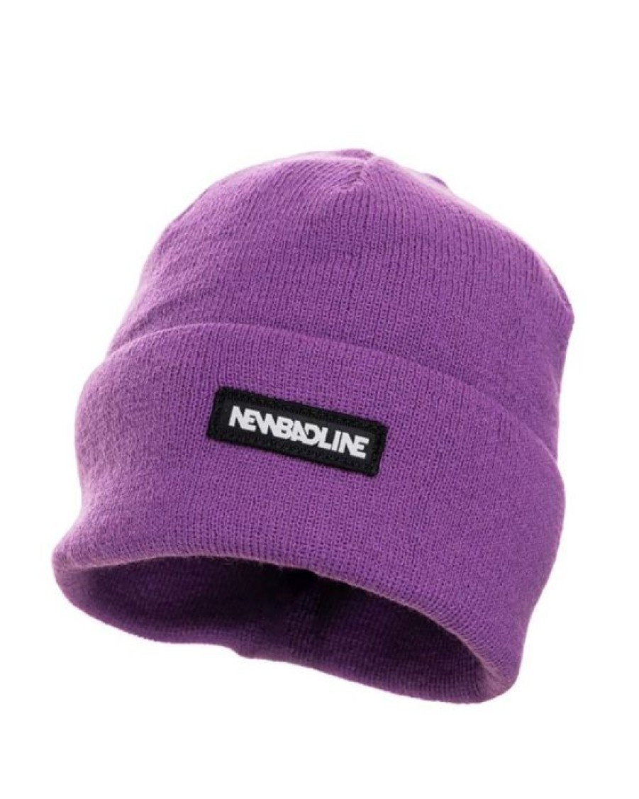 Dodatki New Bad Line Zimowe | Czapka Zimowa Logo Small Violet