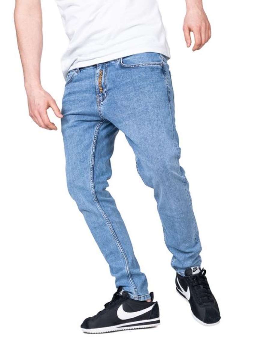 On New Bad Line Jeans | Spodnie Jeans Fly Blue