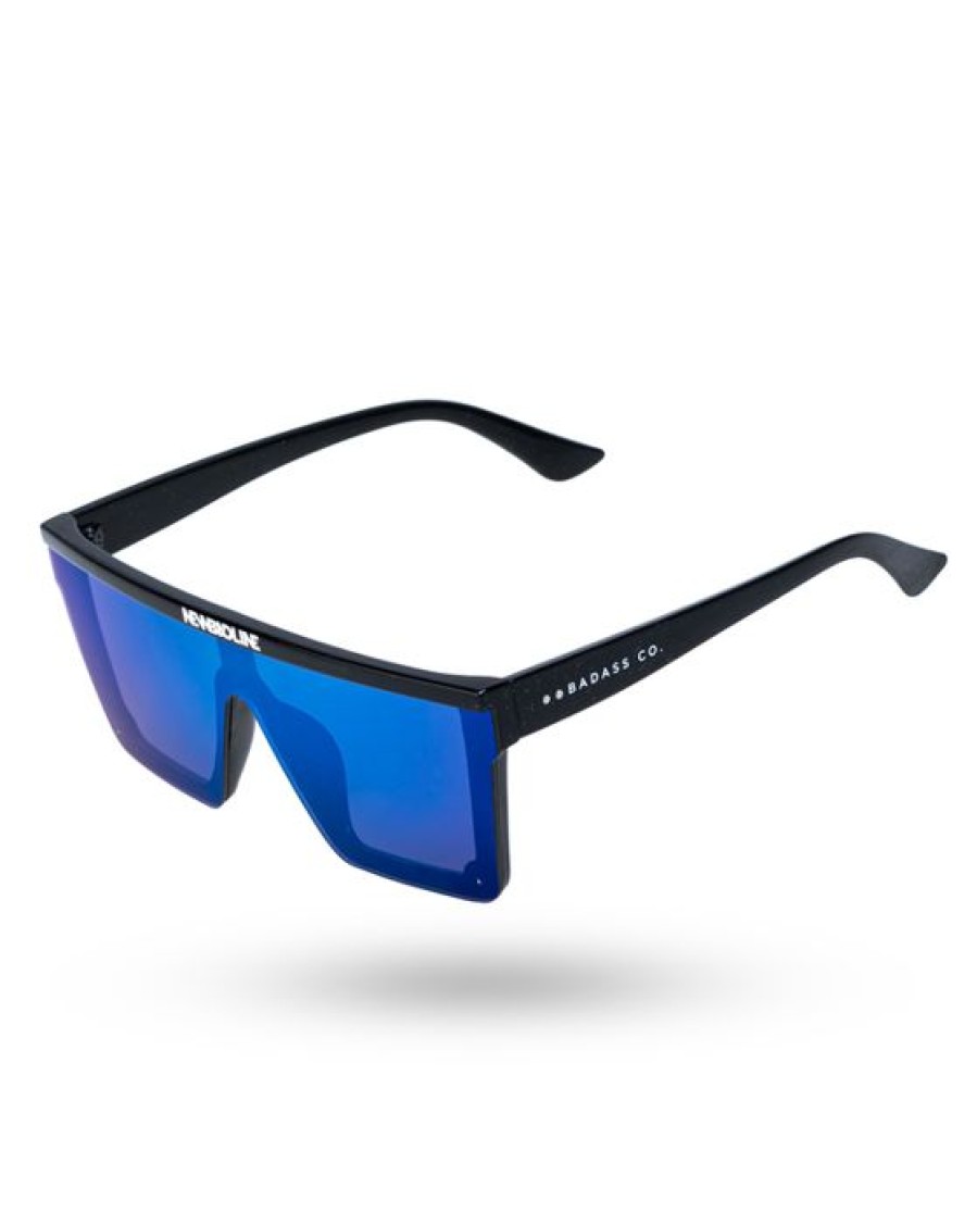 Okulary New Bad Line | Okulary Tokyo Black Flash Blue Mirror 00-358