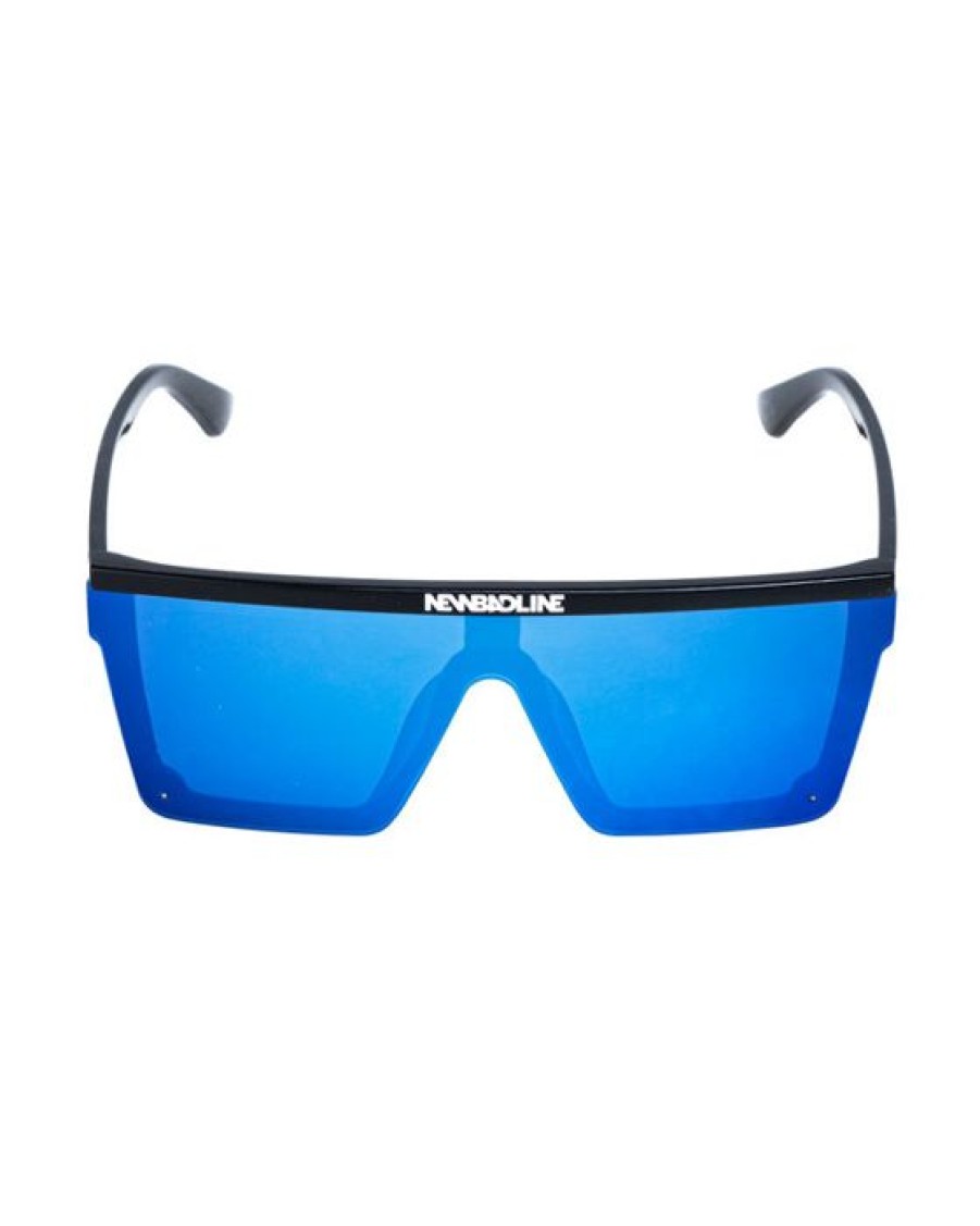 Okulary New Bad Line | Okulary Tokyo Black Flash Blue Mirror 00-358