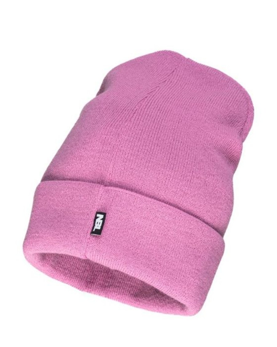 Dodatki New Bad Line Zimowe | Czapka Zimowa Logo Big Pink