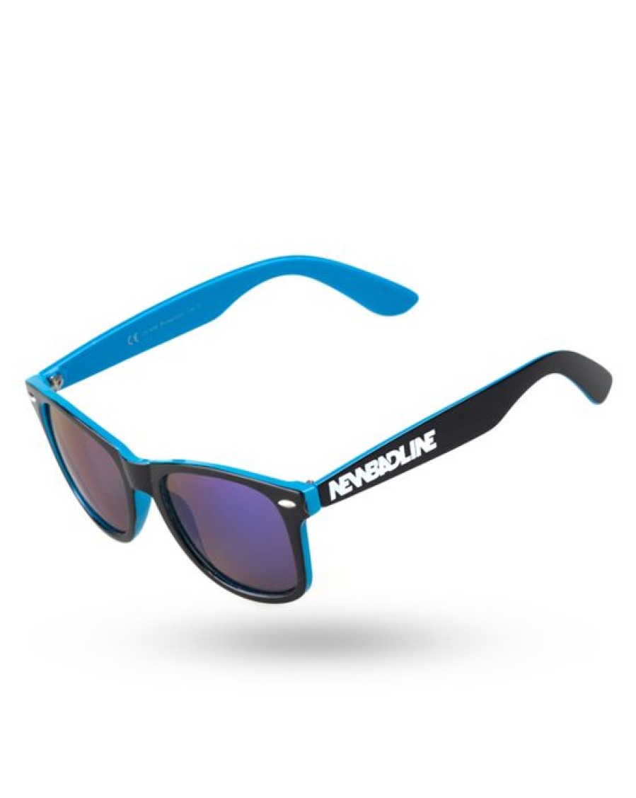 Okulary New Bad Line | Okulary Classic Inside Black-Blue Flash Blue Mirror 00-462