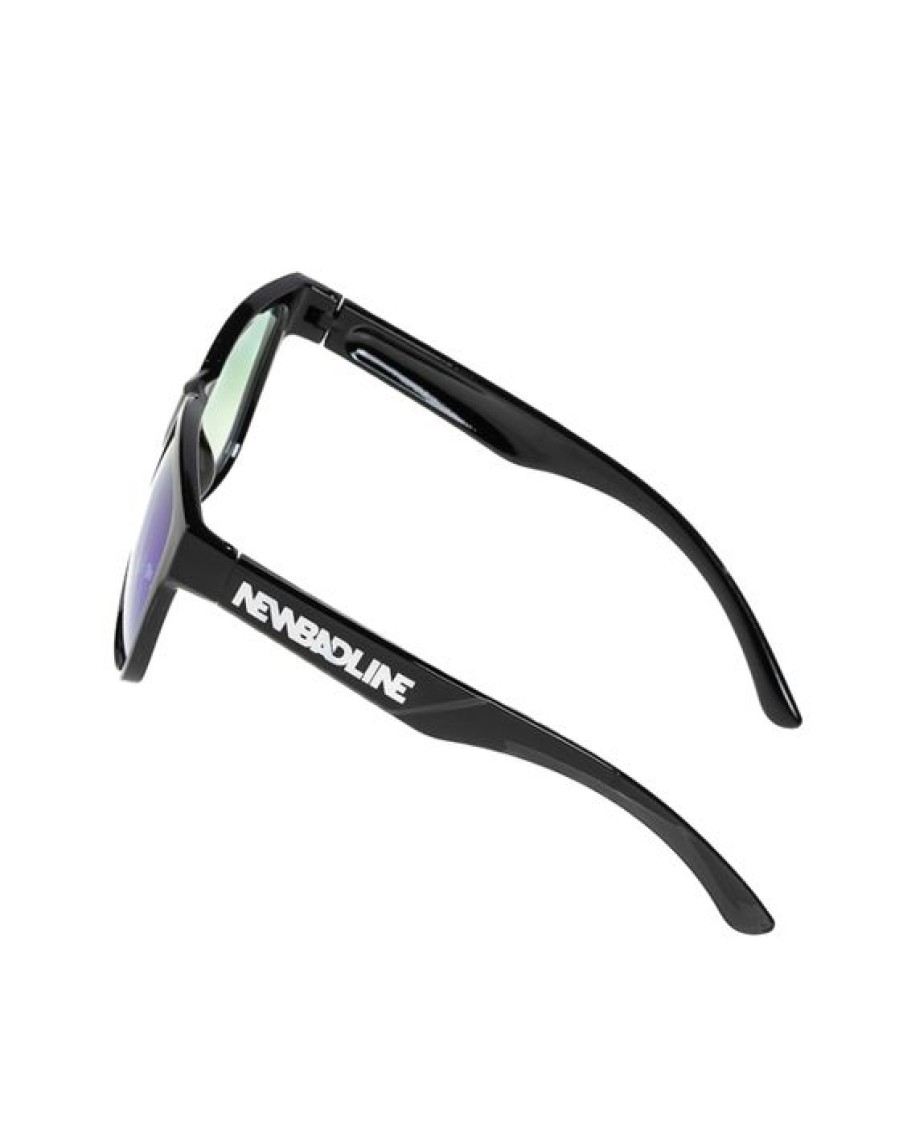 Okulary New Bad Line | Okulary Shade Black Flash Green Mirror 00-606