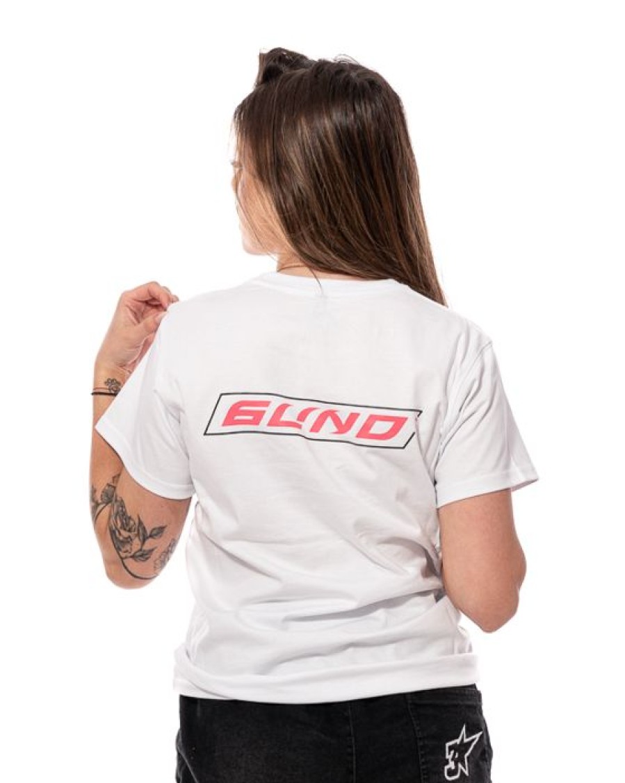 Ona New Bad Line T-Shirt | Nbl X Blind Wear T-Shirt Damski Blind White