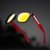 Okulary New Bad Line | Okulary Classic Half Black/Red Mat Yellow Mirror 00-639