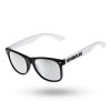 Okulary New Bad Line | Okulary Classic Half Black/White Mat Silver Mirror 00-636