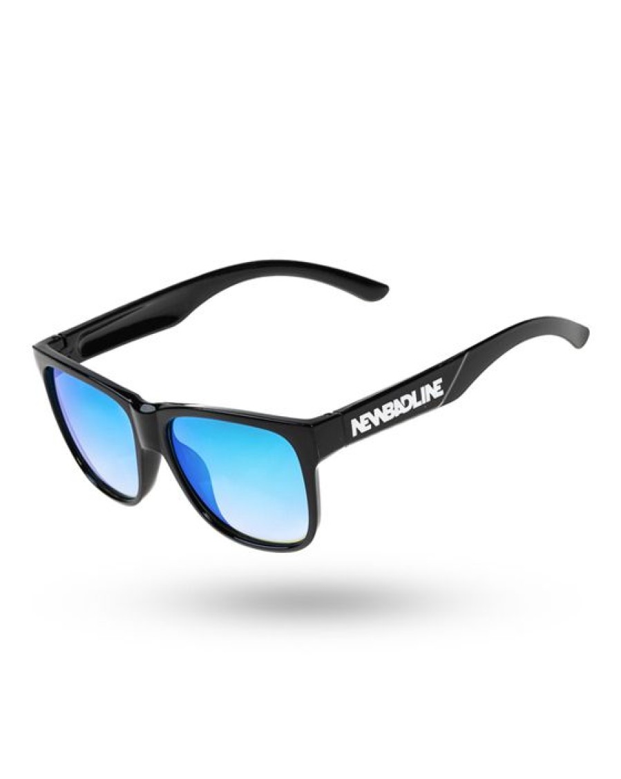 Okulary New Bad Line | Okulary Shade Black Flash Blue Mirror 00-610