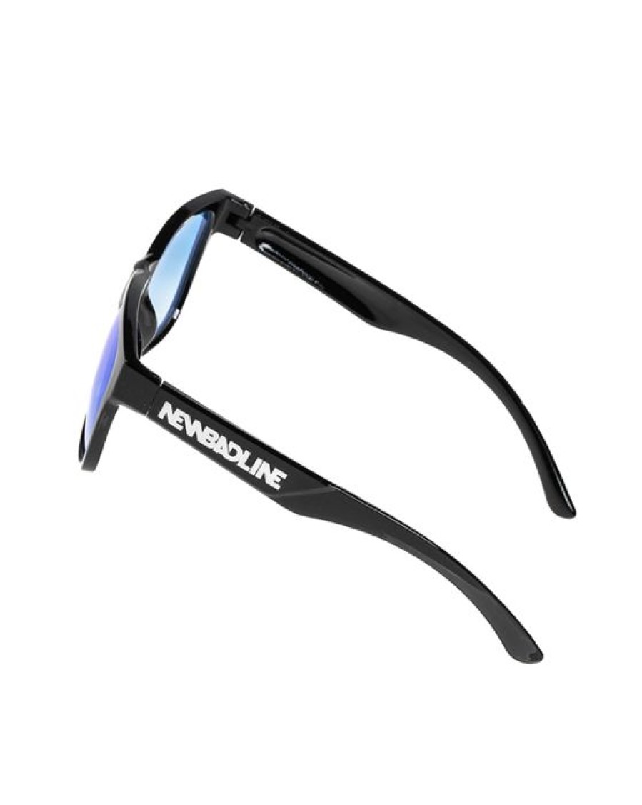 Okulary New Bad Line | Okulary Shade Black Flash Blue Mirror 00-610