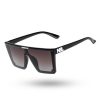 Okulary New Bad Line | Okulary Dapper Black Flash Brown Shadow 00-651