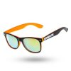 Okulary New Bad Line | Okulary Classic Inside Black/Ornange Mat Yellow Mirror 00-629